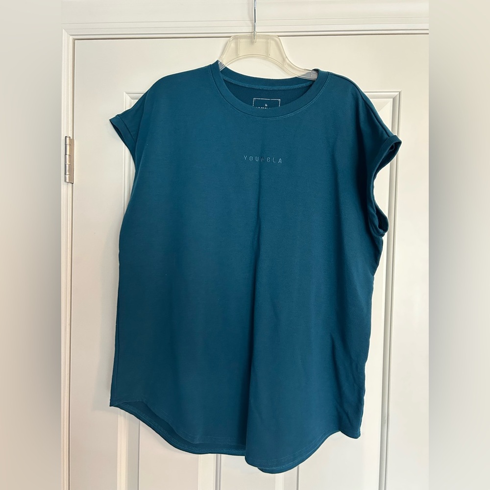 Size medium aqua YoungLa men’s tank top